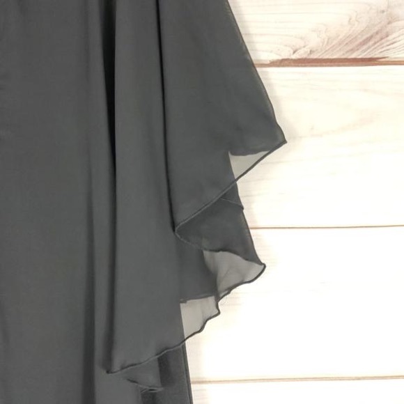 Find me plus 2X dressy jumpsuit Woman’s sheer overlay on top sewn in. - Picture 7 of 15